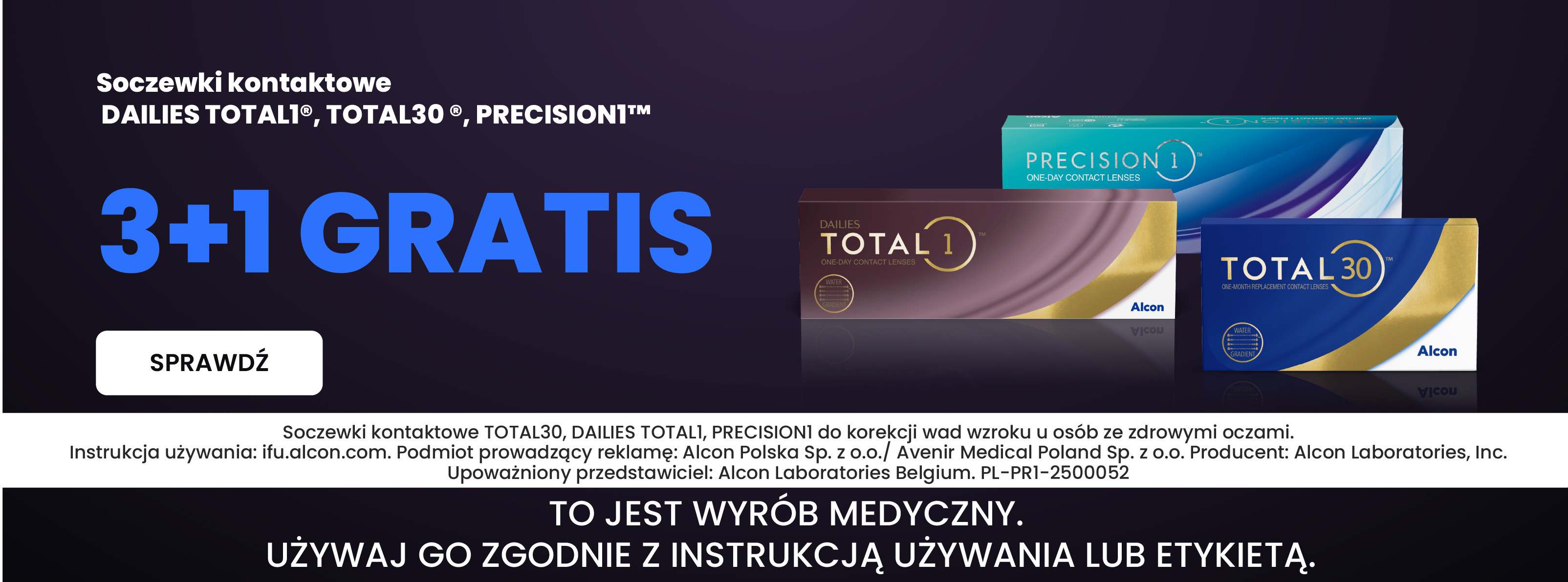 Black Weeks 3+1 na soczewki Alcon